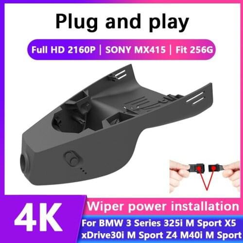 Car DVR Wifi Video Recorder Dash Cam Camera Easy to install For BMW 3 Series 325i M Sport X5 xDrive30i M Sport Z4 M40i M Sport