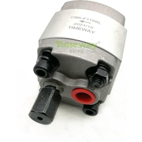CBK Hydraulic Oil Pump CBK-F116BL CBK-F118BL CBK-F120BL CBK-F125BL Gear Pump with Valve Rear in/Front out Rotation:CCW
