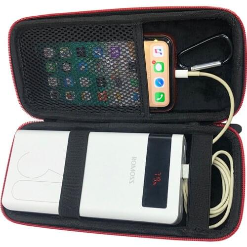 Newest Protective Travel Power Bank Case,External Hard drive Battery PowerBank Storage Bag for Romoss Sense 8+ 30000mAh Charger