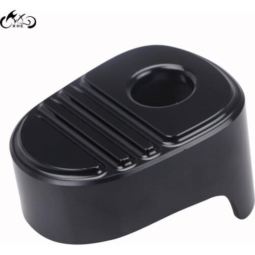 Motorcycle Black Tri Line Ignition Switch Cover For Harley Touring Road Electra Street Glide Ultra Limited FLHTK FLHTP 14-19