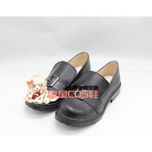 Black Butler Ciel Phantomhive Short Back Halloween Cosplay Shoes Boots X002