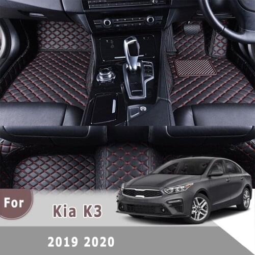 Right Hand Drive Mat For Kia Cerato Forte 2020 2019 Car Floor Mats Carpets RHD Floorliner Dash Rugs Accessories k3