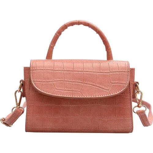 Baby Crossbody Bags Lady Trend Shoulder Oblique Handbags Retro Crocodile Grain Purses Fashionable Lipstick Satchels For Women