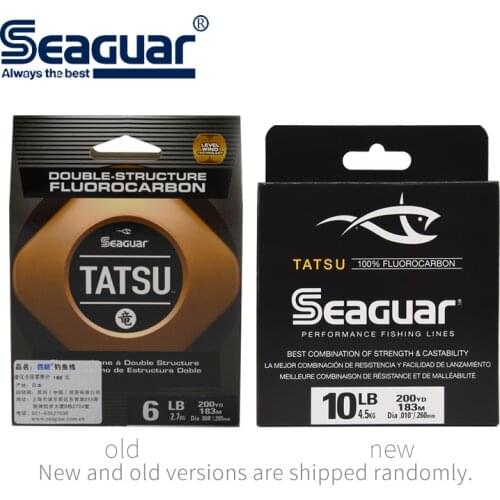 Seaguar Tatsu Fluorocarbon Line 183M/200YDS 6LB-15LB Coating Fishing Line Hot Sale Nylon Carbon Saltwater Fishing Line