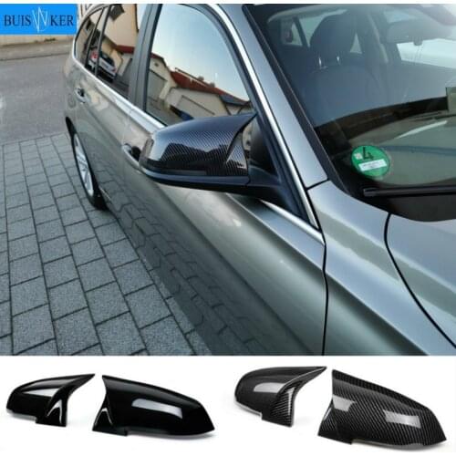 Mirror Covers Left Right Side Rearview Mirror Cover Cap For Bmw F20 F21 F87 M2 F23 F30 F36 X1 E84 I3 I3S Auto Accessories