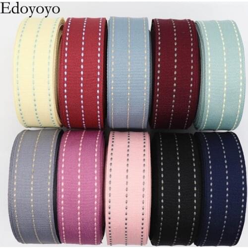 10 Yards Stitch Ribbons 9MM/25MM/38MM Three Row Jump Point Ribbon For Hair Bows DIY Crafts Handmade Accessories Y19072202