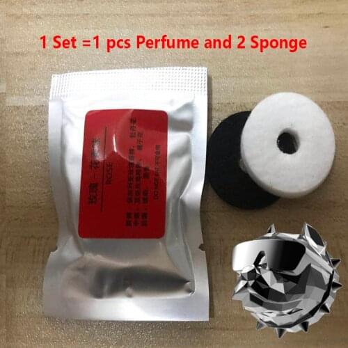 2 Sets Bulldog Car Air Freshener Car Air Conditioner Vent Air Freshener Fragrance Perfume refill With Cotton Car Accessories