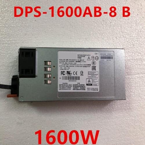 Almost New PSU For Lenovo RD350 450 550 650 TD350 1600W Power Supply DPS-1600AB-8 B