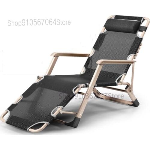 Extended Wide Folding Bed Office Recliner Simple Leisure Lunch Break Bed For Adult Household 1.8 Meters Single Siesta Bed