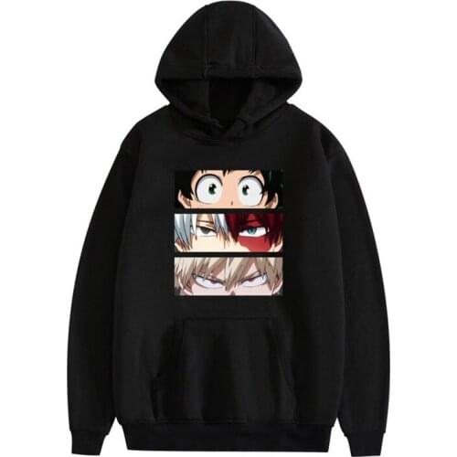 New Cosplay Anime My Hero Academia Hoodie Mens Casual Fashion Sweatshirts Japan Anime Hoodie Hip Hop Creativity Streetwear