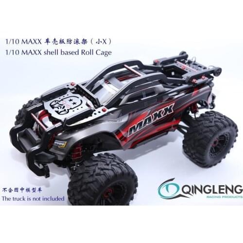 1/10 traxxas MAXX small X roll cage car shell version