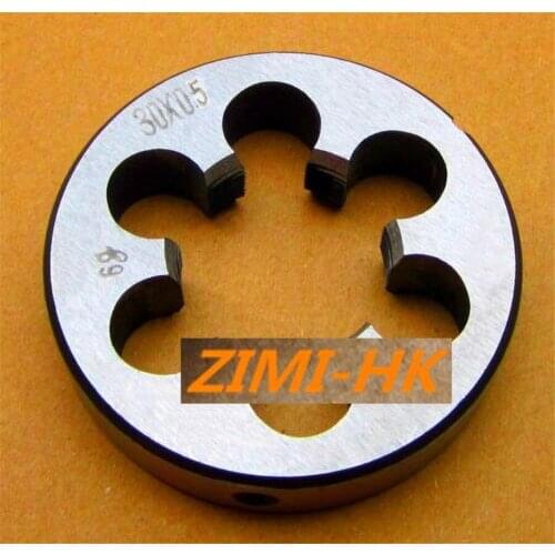 1pcs) 30mm x 0.5 Metric Right hand Die M30 x 0.5mm/M30*0.5 Pitch (The high quality )