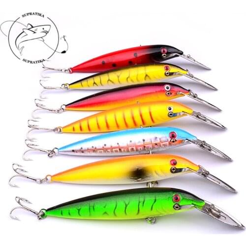 7Pcs/lot Deep Dive Minnow Fishing Laser Lures Lifelike Sea Fishing Wobbler Crankbait Artificial Japan Hard Laser Lures