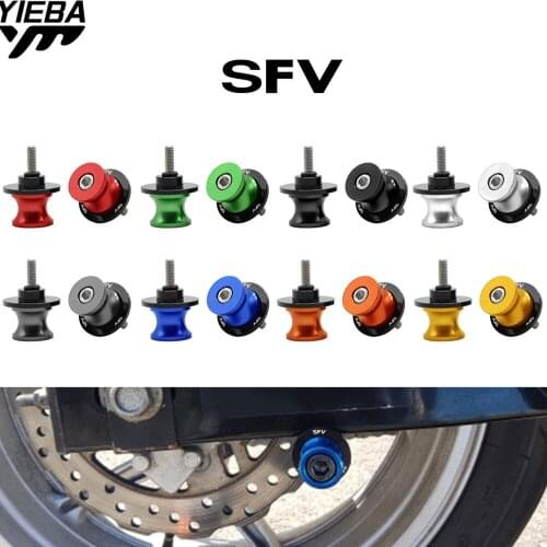Free Shipping 8MM CNC Aluminum Swingarm Motorcycle Spools Slider Stand Screw Moto Accessories For SUZUKI SFV Gladius 2009-2014