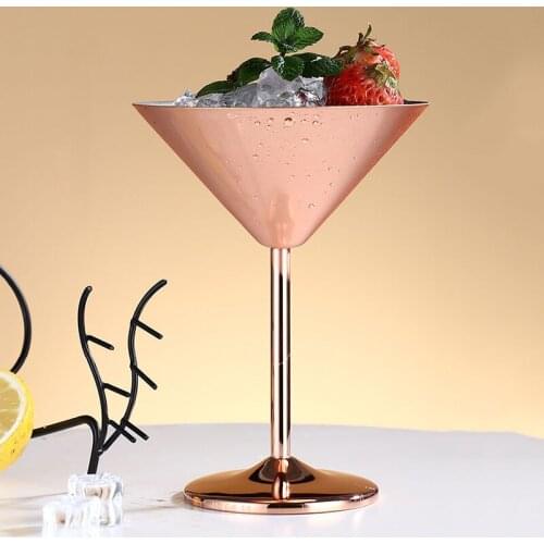 2pcs Stainless Steel Wine Glasses Single-Walled Insulated Unbreakable Goblets Metal Stemmed Wine Tumblers JW