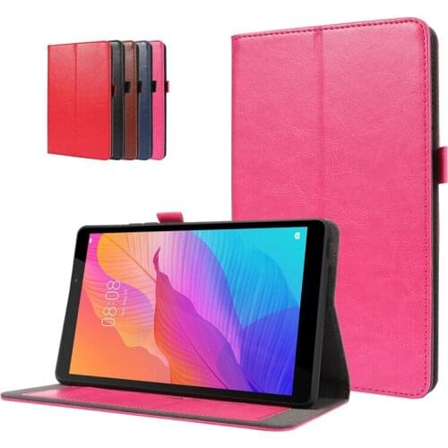 Vintage Crazy Horse Pattern Case For Huawei MatePad T8 Kobe2-L03 KOBe2-L09 8.0 inch Stand Cover with Card Slots