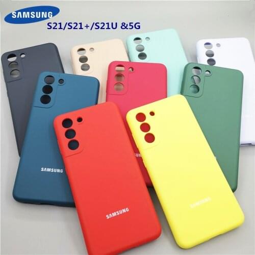 Samsung S21 Plus Ultra 5G Case Mobile Phone Cover For Galaxy S21+ S21 S21U Silky Soft-Touch S21Ultra S21Plus Silicone Shell