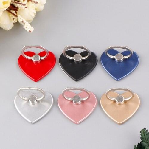360 degree Love Heart Phone Holder Degree Holder For Phone Ring Handset Bracket For Desktop Tablet For Samsung Huawei Xiaomi