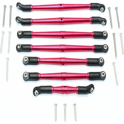 GPM ALUMINIUM ADJUSTABLE UPPER & LOWER SUSPENSION LINKS TRAXXAS TRX-4 82056-4 TRX4160 8245+8243+8244