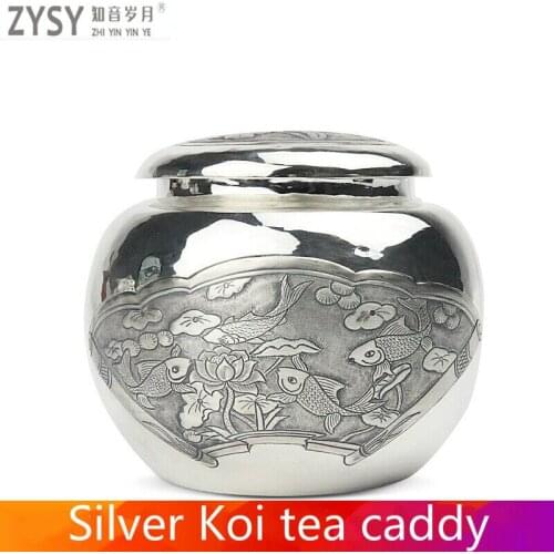 Pure silver exquisi teteapot kettles tea cup chinese kung fu tea set drinkware