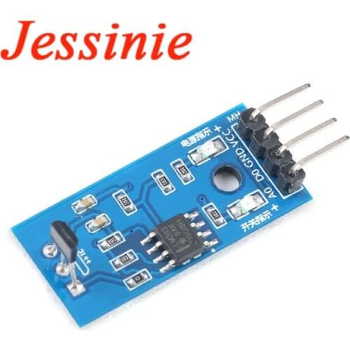 Hall Sensor Module Magnetic Swich Speed Counting Sensors Counter Detection LM393 3144E A3144/OH3144/Y3144 3144 TO-92UA For DIY