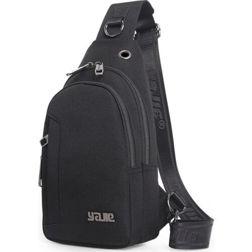 Men Causal Short Trip Waterproof Oxford Chest Bag