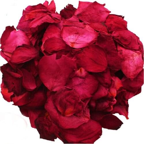 100g Free shipping natural dried red rose petals
