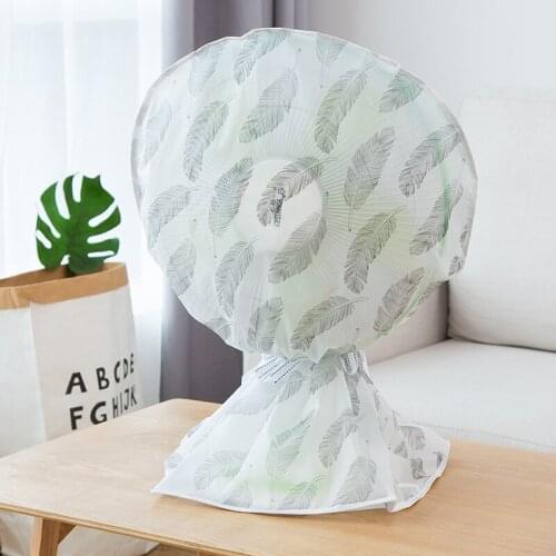 PEVA Fan Dust Cover Prevents Baby Fingers From Touching Fan Cover Household Vertical Waterproof Fan Protection Case Safety Cover