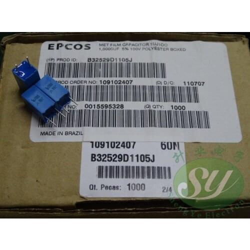 50pcs/lot new original EPCOS B32529 series 100V 5% film capacitor free shipping