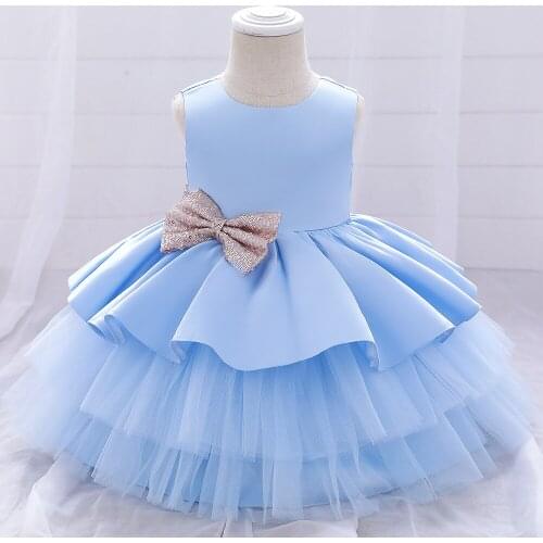 Teens Party Dresses for Girls Kids Beaded Flower Ball Gown Baby Girls Clothes Children clothing Christmas Dress