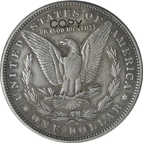 Untied States 1904 O 1 One Dollar Morgan Dollar Cupronickel Silver Plated Replica Copy Coins