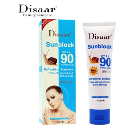 Sunscreen cream 100ml snail, sunscreen disassociate cream 90++ cream pigmentation spf