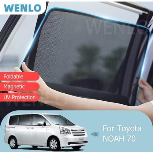 For Toyota NOAH 70 Windshield Car Sunshade Side Window Blind Sun Shade Magnet Blocker Auto Cover Reflective Visor Mesh Curtain