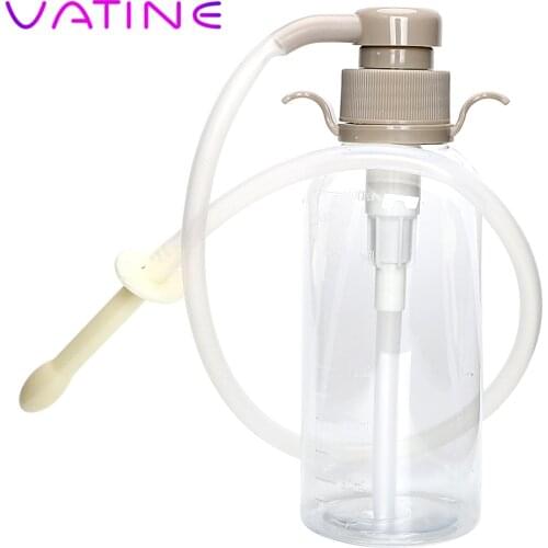 VATINE Enema Rectal Syringe Anal Vaginal Shower Cleaner Vaginal Rinse Kit Bathroom Sex Toys for Women Enemator Rectal Sprayer