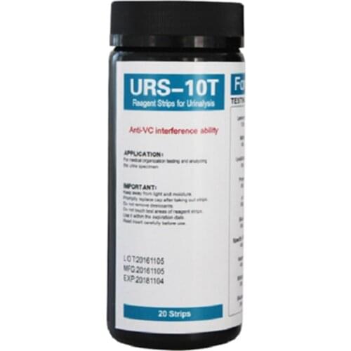 100 Strips URS-10T Urinalysis Reagent Strips 10 Parameters Urine Test Strip