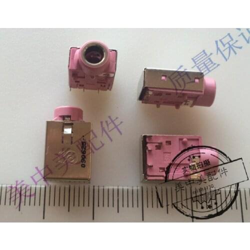 2pcs) 3.5mm audio socket connector 6p headphone interface metal port jack