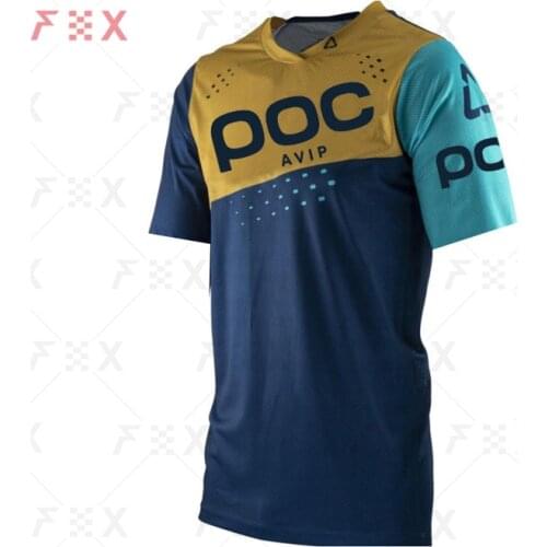 2021 Moto Bicycle Jersey Long Sleeve Cycling AVIP POC Mtb Shirt Downhill T-shirt Camiseta Motocross Mx Mountain Bike Clothing