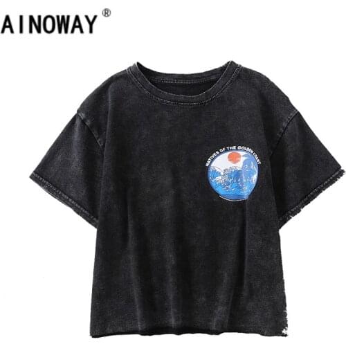 Ainoway Women's Cropped T-shirts