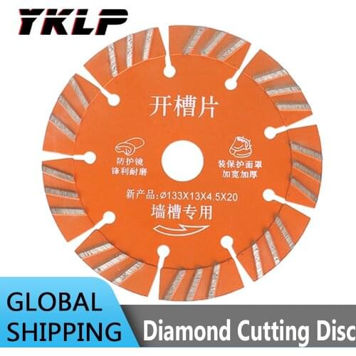 133mm Diamond Saw Blade Stone Cutting Disc Cutter for Granite Marble Concrete 4/5" Hole