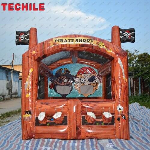 Free shipment inflatable Kids Ball Shooting Out Canival sport games