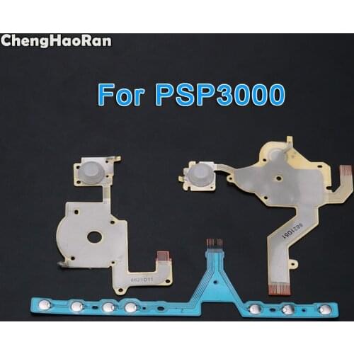 ChengHaoRan Replacement Direction Cross Button Left Key Volume Right Keypad L R Flex Cable for Sony PSP 3000 PSP3000