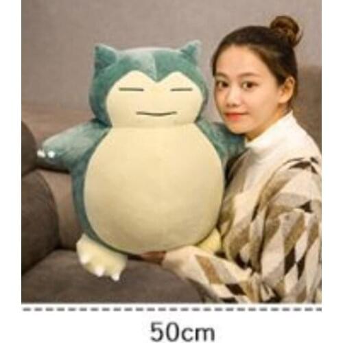 Anime Giant Snorlax Plush Pillow Doll Soft Stuffed Plush Toys Doll Kids Anime Snorlax Plush Cushion Pillow Xmas Gift