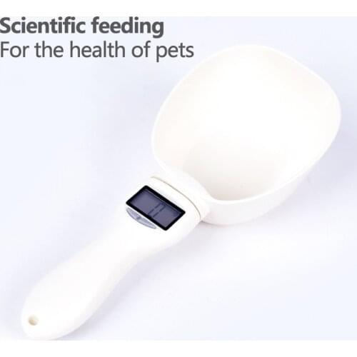 Cat Dog Food Weighing Spoon Pet Food Electronic Weighing and Measuring Spoon Dog and Cat Supplies Measuring Spoon