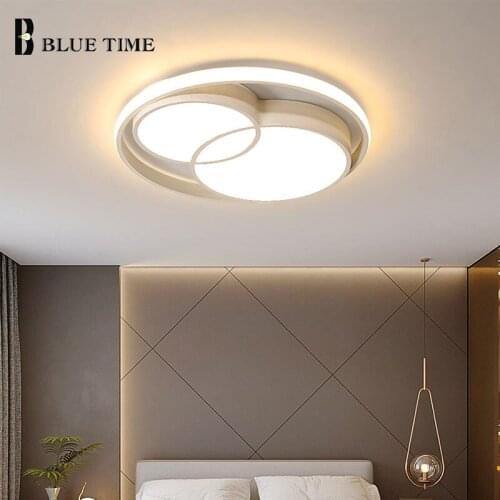 Round Led Chandelier For Home Living Room Bedroom Indoor Lustre Ceiling Chandeliers Lighting Fixtures Surface Mount Indooor Lamp