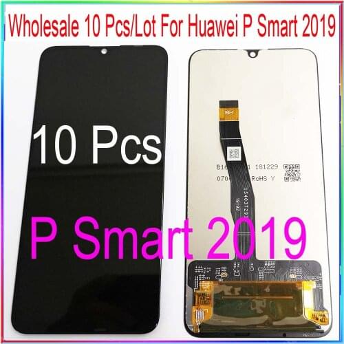 Wholesale 10 Pcs/Lot for Huawei P Smart 2019 LCD screen display enjoy 9S with touch with frame assembly