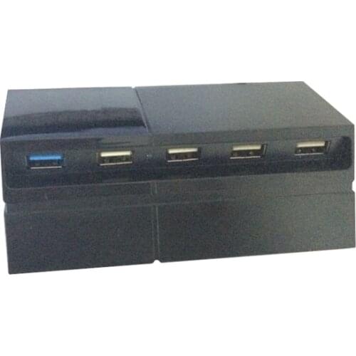 OSTENT Expanded Extra USB Hub 5 Ports Slot Expands for Sony PS4 Console Video Games