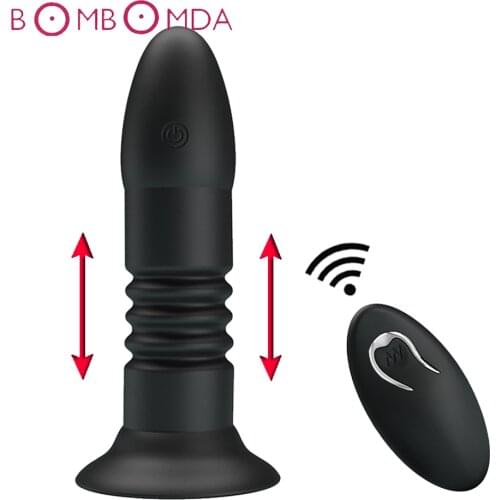 Realistic Dildo Vibrator For Men Anal Plug Prostate Massager Suction Cup Male Masturbator Remote Dildo Anal Sex Toys for Adults