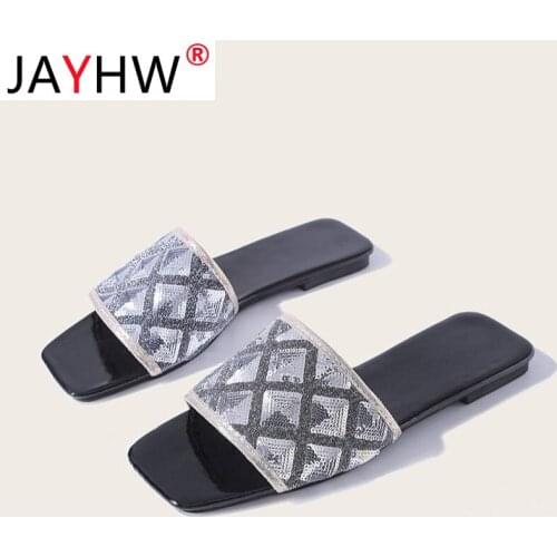 JAYHW Summer New Female Shoes Woman Sandals Flat Sandalias Mujer Gladiator Beach Sandals Ladies Flip Flops Slides Women