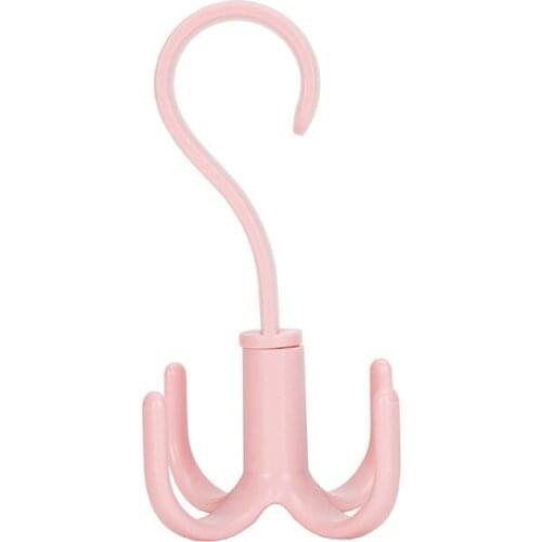 Tie Belt Hat Shoes Storage Drying Rack Rotating Multifunctional Plastic Wardrobe Bag Hook