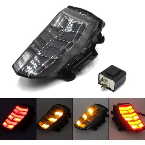 Motorcycle Integrated LED Tail Light Brake Stop Light Turn Signals For YAMAHA YZF-R15 YZF R15 YZFR15 V3 2017 2018